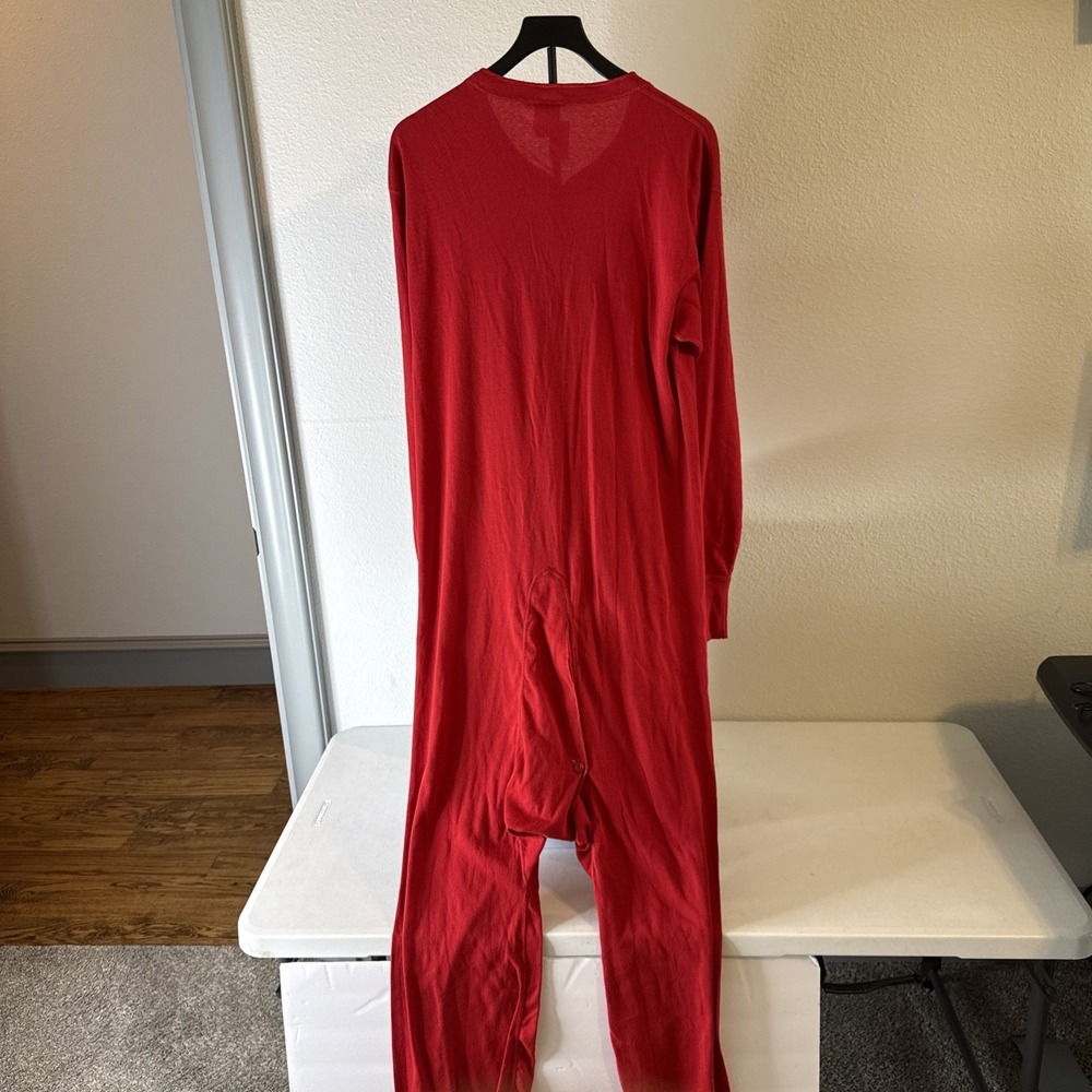 Carhartt One Piece Men's Long Johns One Piece Baselayer Red Size XXL New - Picture 2 of 10